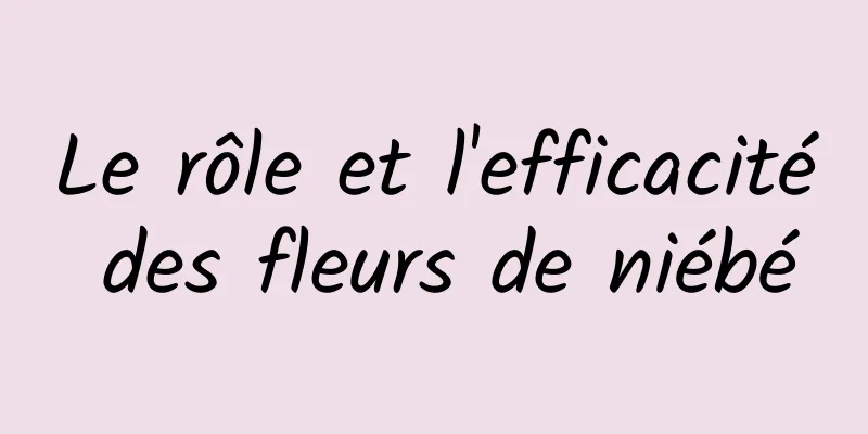 Le rôle et l'efficacité des fleurs de niébé