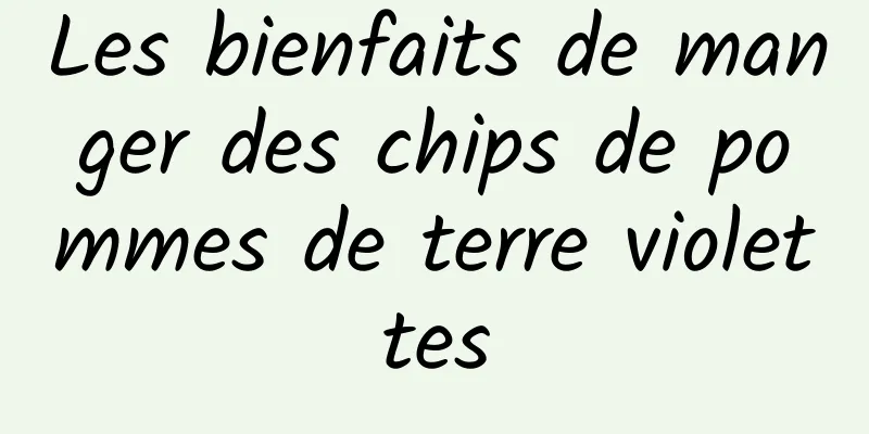 Les bienfaits de manger des chips de pommes de terre violettes