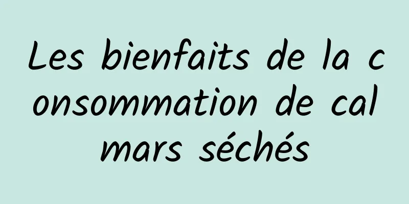 Les bienfaits de la consommation de calmars séchés