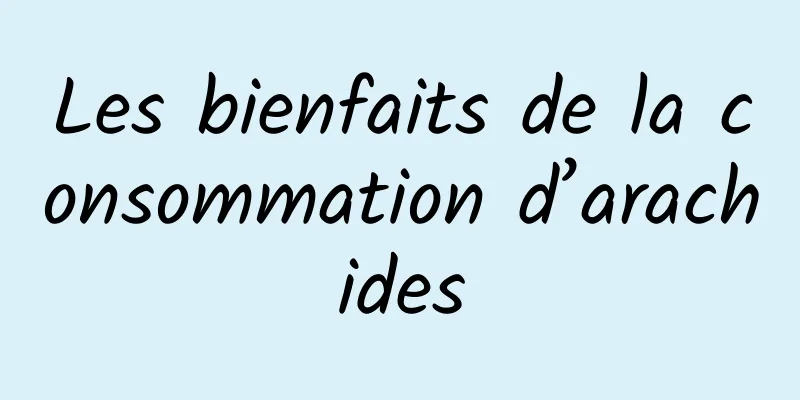 Les bienfaits de la consommation d’arachides