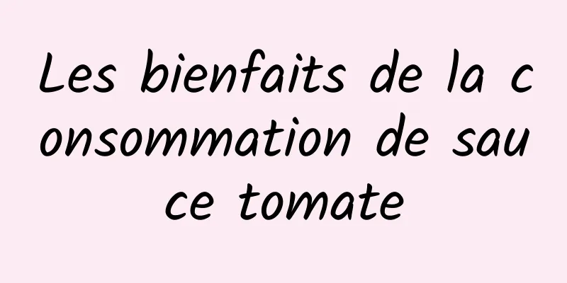 Les bienfaits de la consommation de sauce tomate