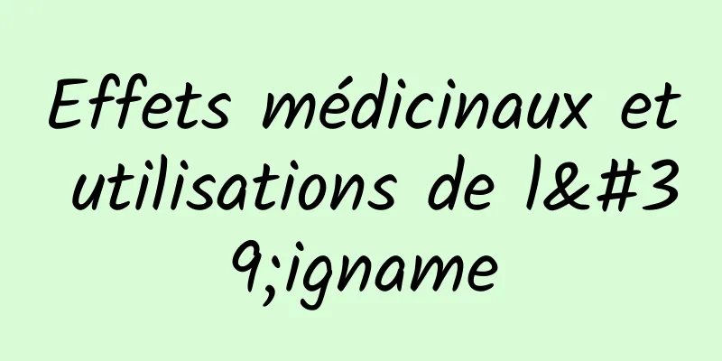 Effets médicinaux et utilisations de l'igname