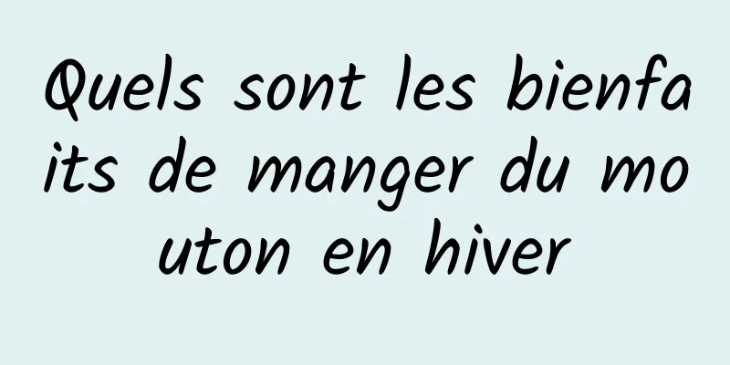 Quels sont les bienfaits de manger du mouton en hiver