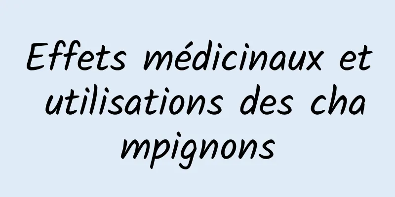 Effets médicinaux et utilisations des champignons