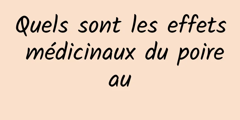 Quels sont les effets médicinaux du poireau