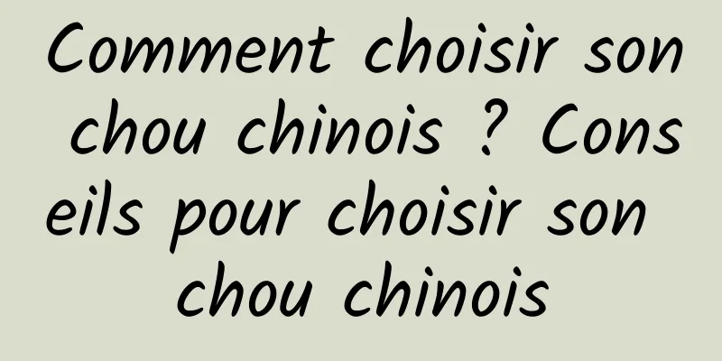 Comment choisir son chou chinois ? Conseils pour choisir son chou chinois