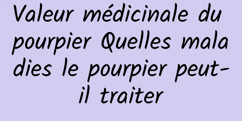 Valeur médicinale du pourpier Quelles maladies le pourpier peut-il traiter