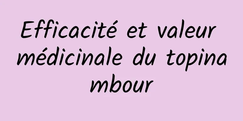 Efficacité et valeur médicinale du topinambour