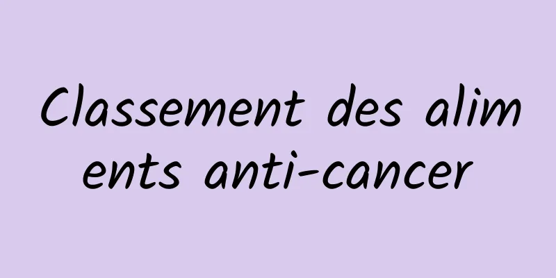 Classement des aliments anti-cancer