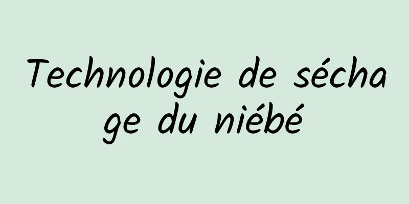 Technologie de séchage du niébé