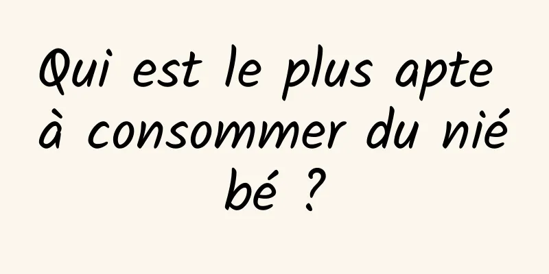 Qui est le plus apte à consommer du niébé ?