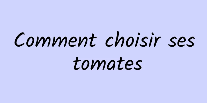 Comment choisir ses tomates