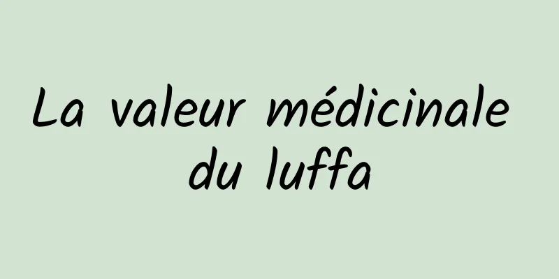 La valeur médicinale du luffa