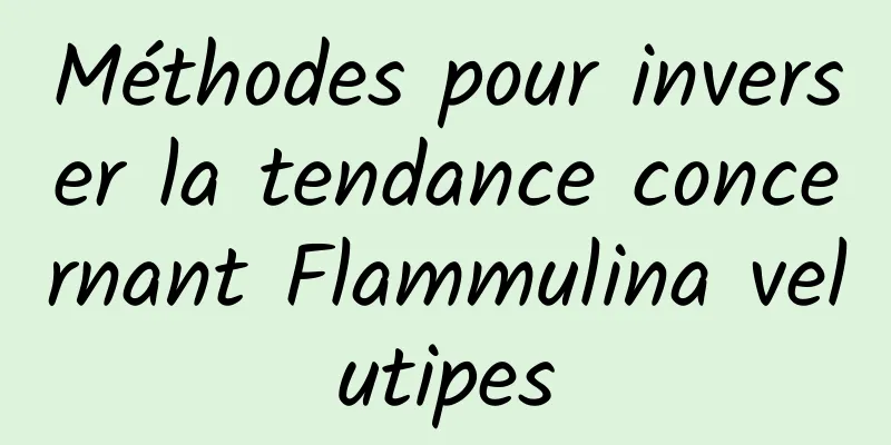 Méthodes pour inverser la tendance concernant Flammulina velutipes