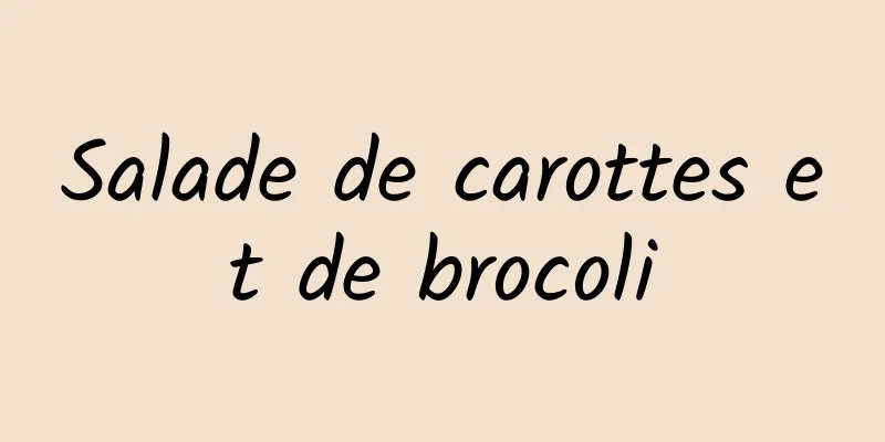 Salade de carottes et de brocoli