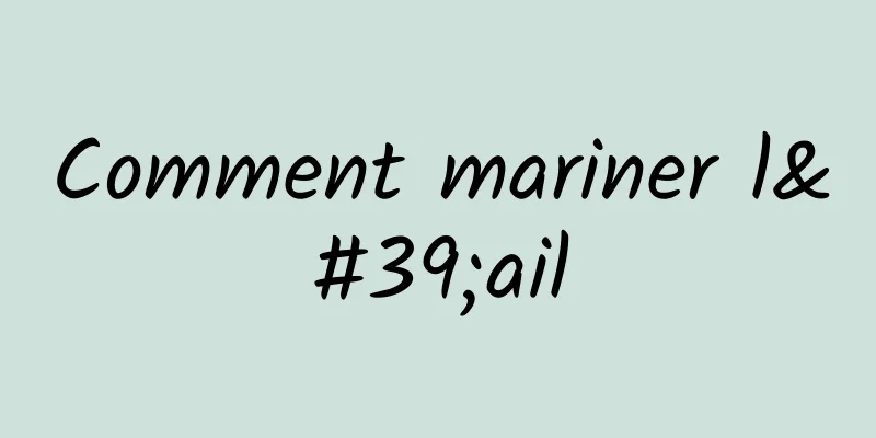 Comment mariner l'ail