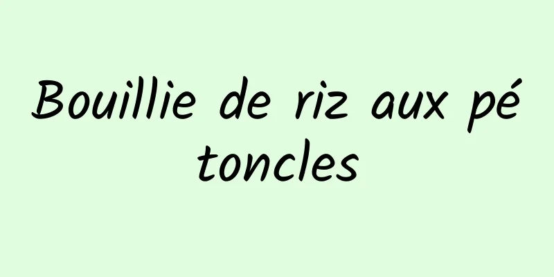 Bouillie de riz aux pétoncles