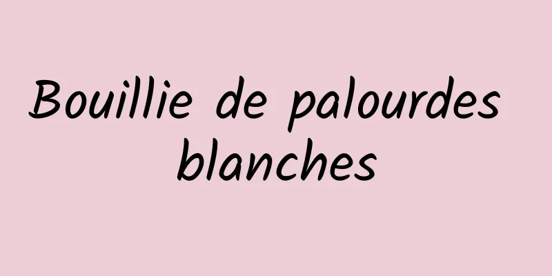 Bouillie de palourdes blanches