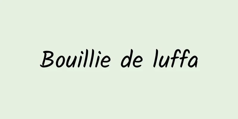 Bouillie de luffa