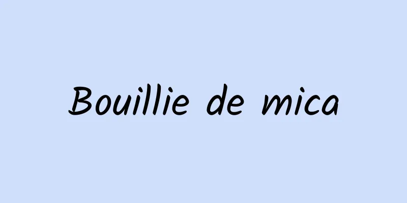 Bouillie de mica