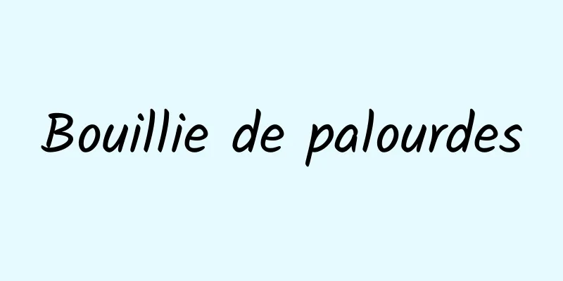 Bouillie de palourdes