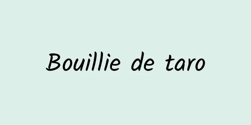 Bouillie de taro