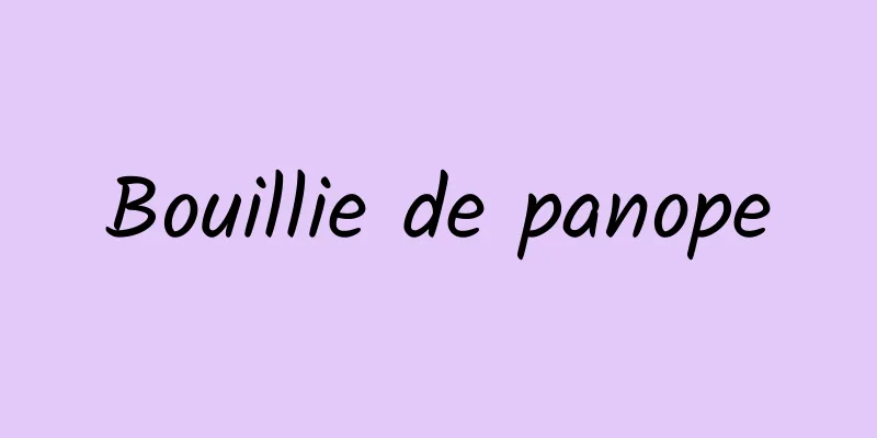 Bouillie de panope