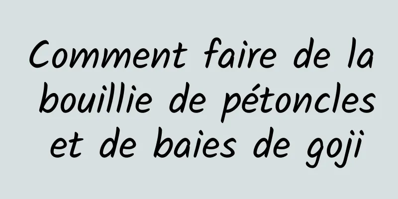 Comment faire de la bouillie de pétoncles et de baies de goji