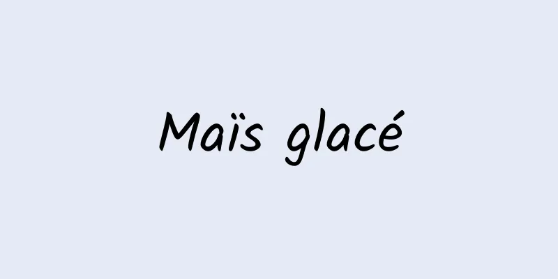 Maïs glacé