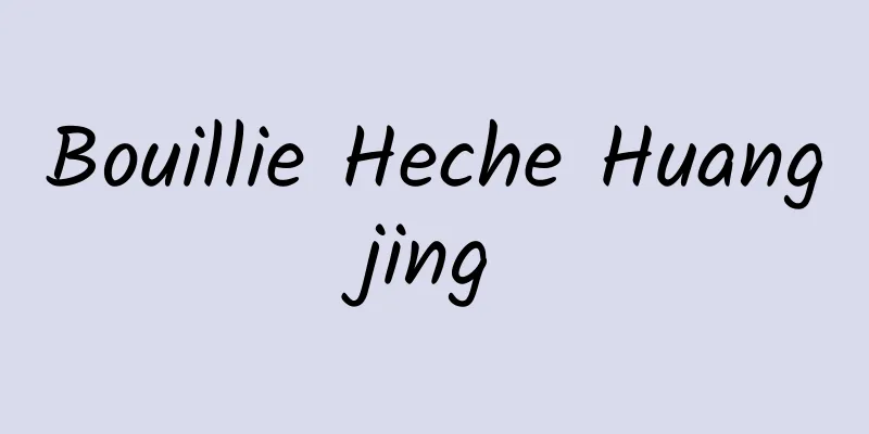 Bouillie Heche Huangjing