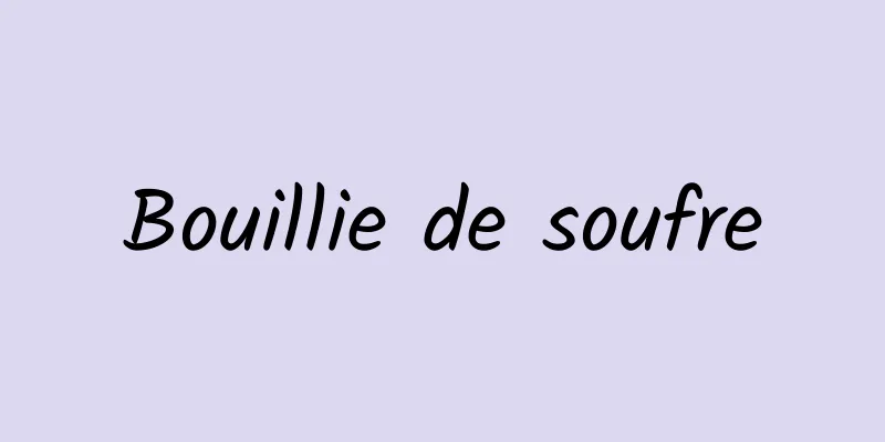 Bouillie de soufre