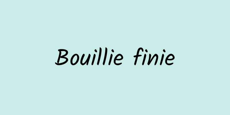 Bouillie finie