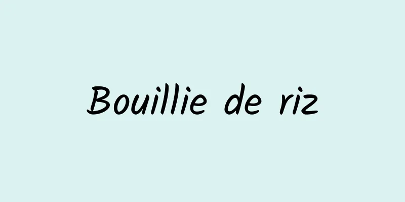 Bouillie de riz