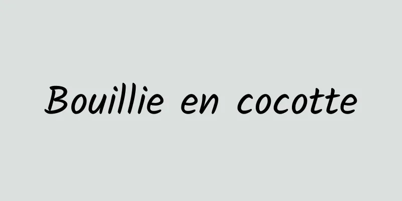 Bouillie en cocotte