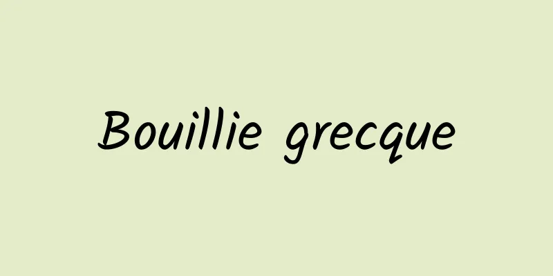 Bouillie grecque