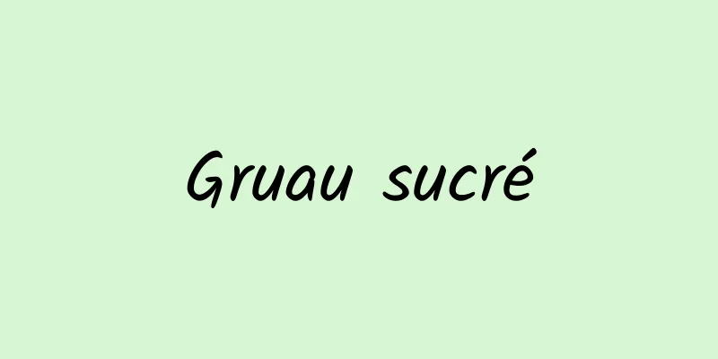 Gruau sucré