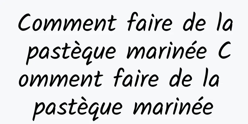 Comment faire de la pastèque marinée Comment faire de la pastèque marinée