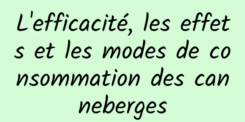 L'efficacité, les effets et les modes de consommation des canneberges