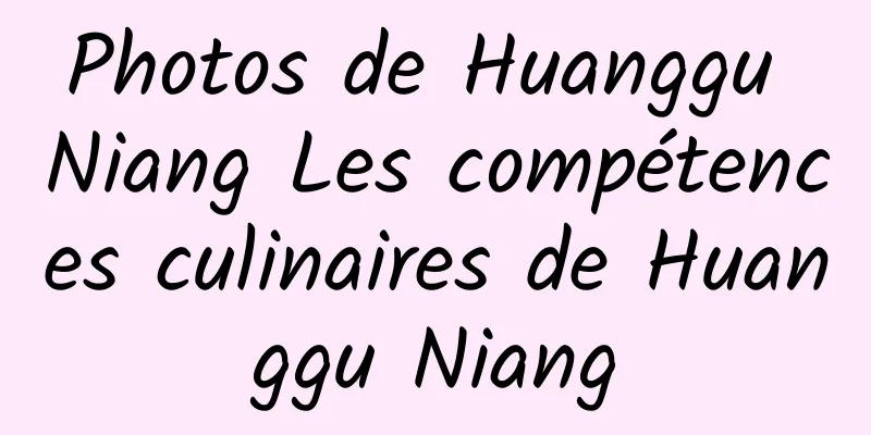 Photos de Huanggu Niang Les compétences culinaires de Huanggu Niang