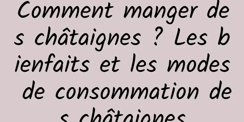 Comment manger des châtaignes ? Les bienfaits et les modes de consommation des châtaignes