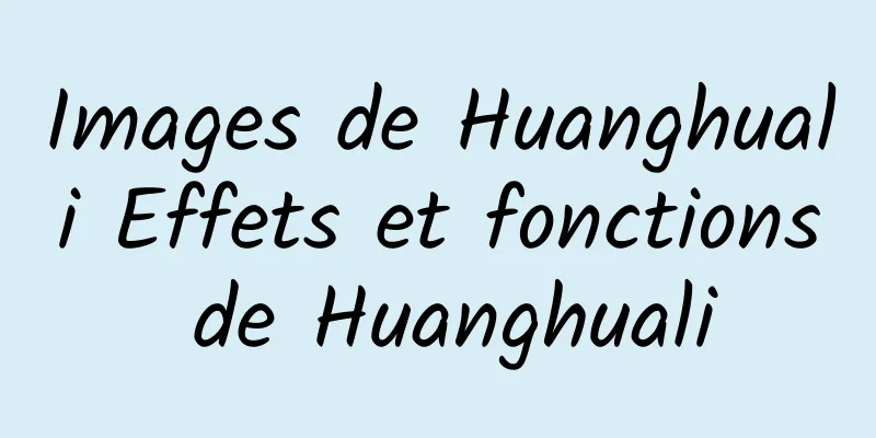 Images de Huanghuali Effets et fonctions de Huanghuali