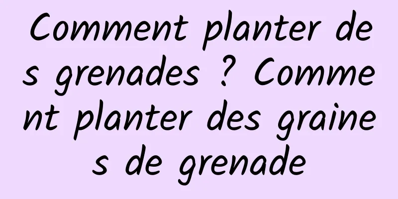 Comment planter des grenades ? Comment planter des graines de grenade