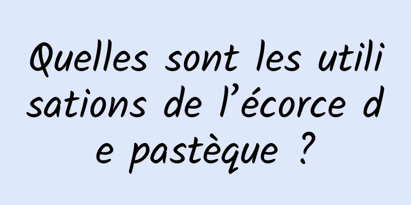 Quelles sont les utilisations de l’écorce de pastèque ?