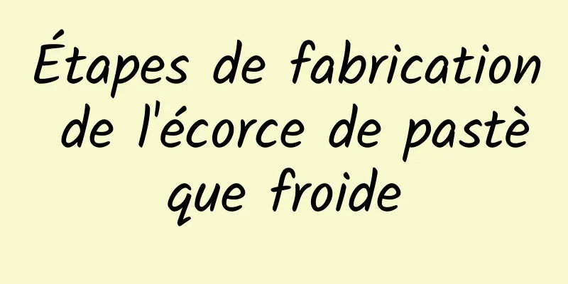 Étapes de fabrication de l'écorce de pastèque froide