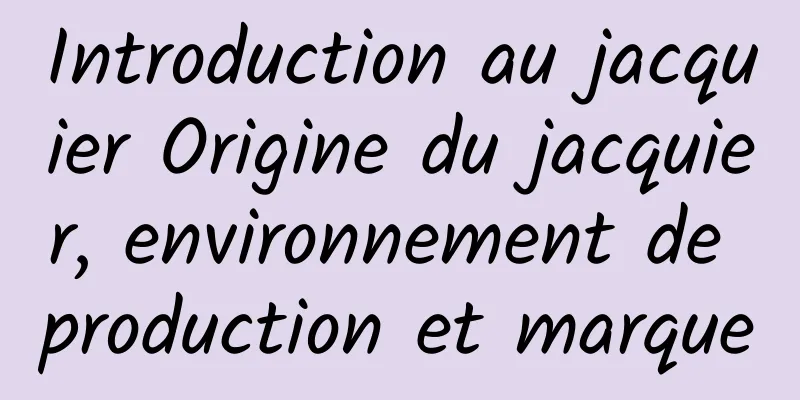 Introduction au jacquier Origine du jacquier, environnement de production et marque