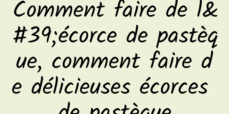 Comment faire de l'écorce de pastèque, comment faire de délicieuses écorces de pastèque