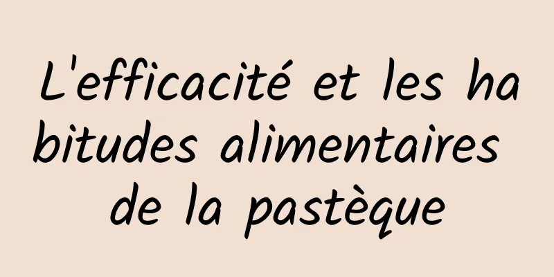 L'efficacité et les habitudes alimentaires de la pastèque