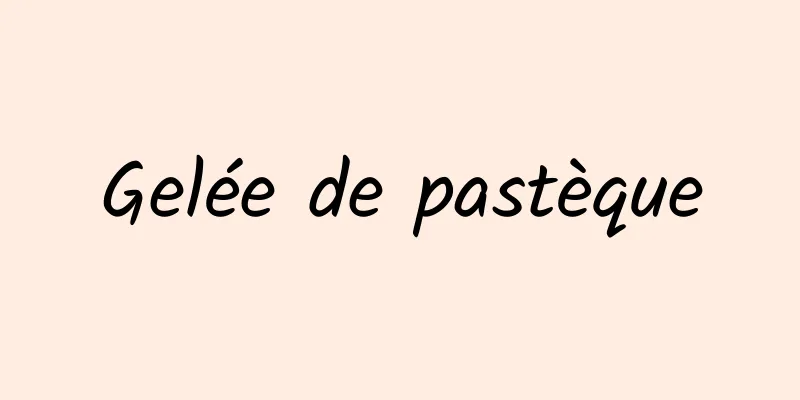 Gelée de pastèque