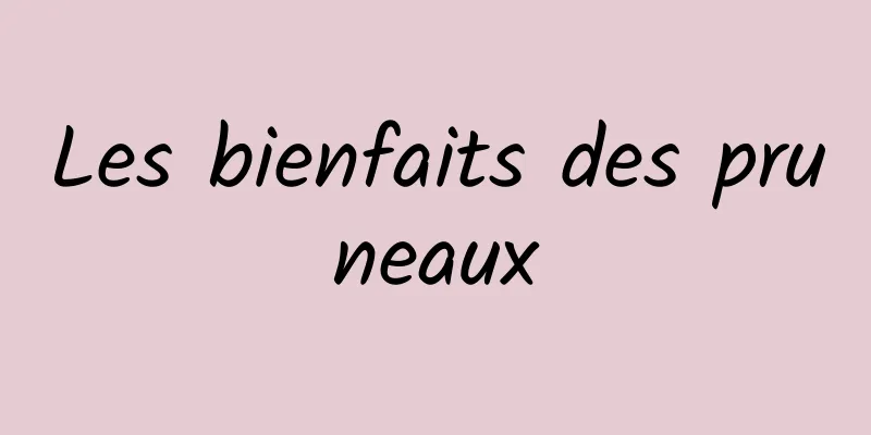 Les bienfaits des pruneaux