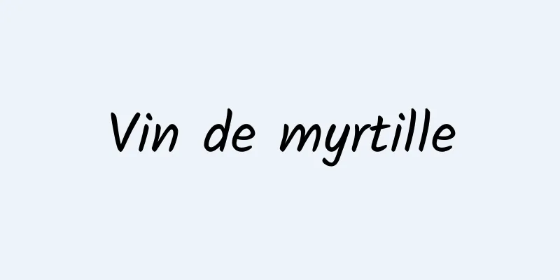 Vin de myrtille